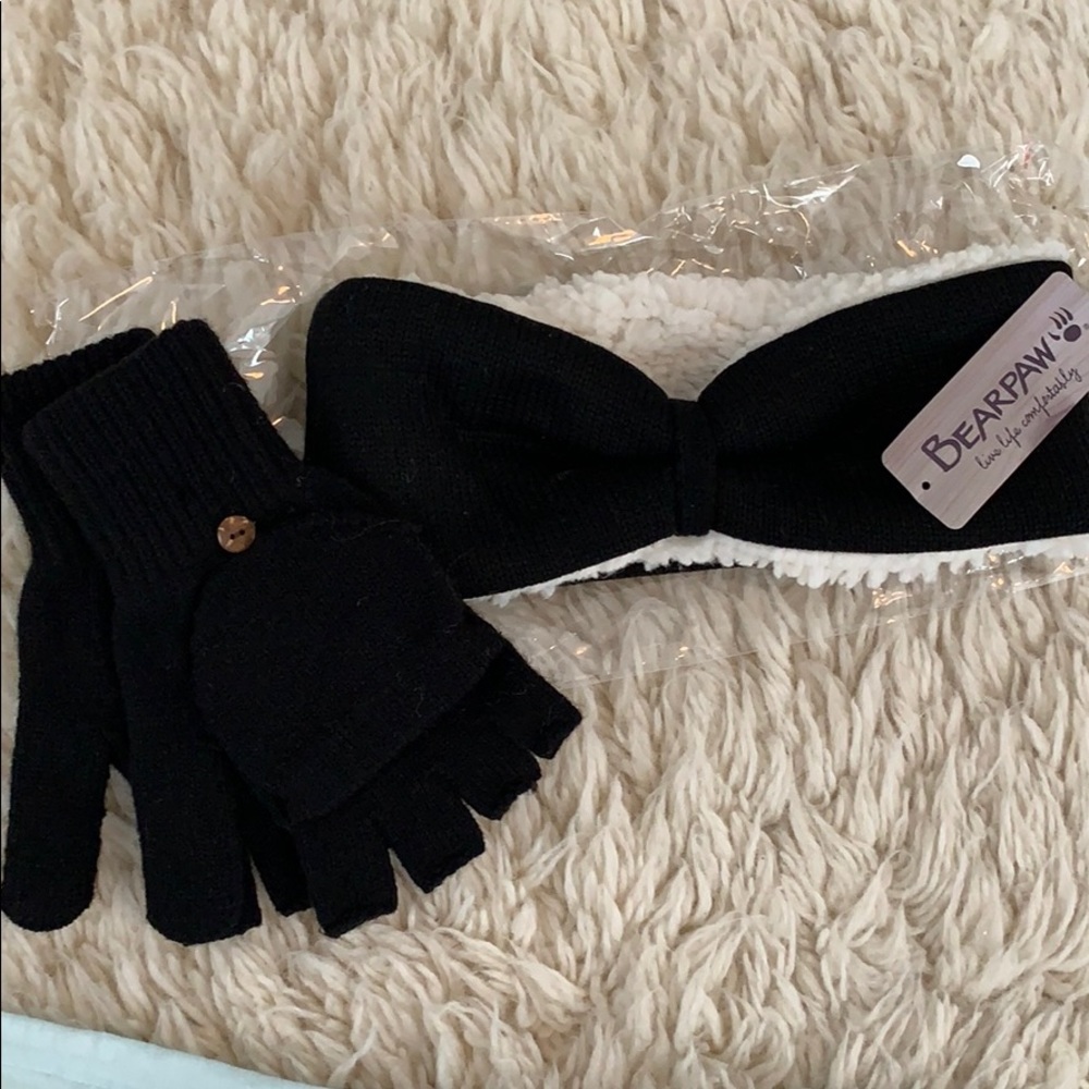 Glove and headband set